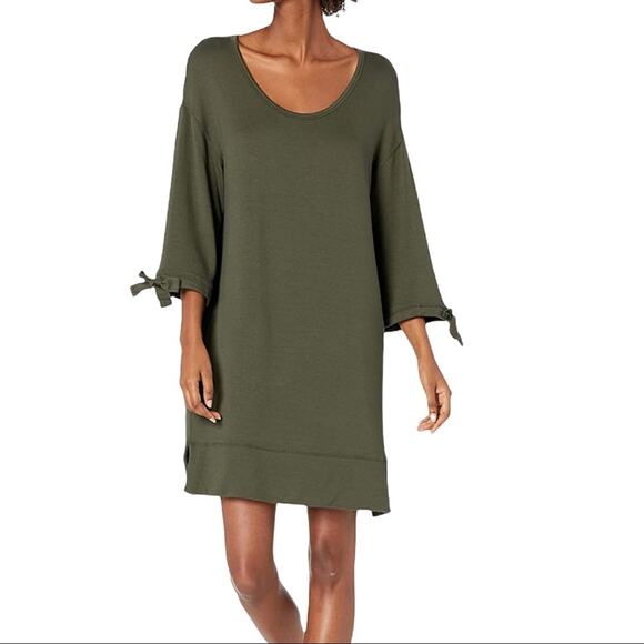 Daily Ritual Green Super Soft Stretch Cloth Dress X-Small NWT - Picture 2 of 3